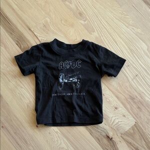 AC/DC Black Kids T-Shirt size 2T